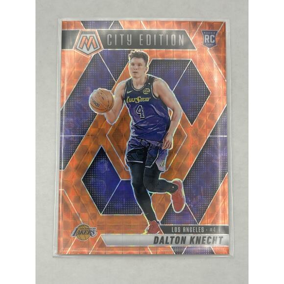 2024-25 Panini Mosaic - City Edition Dalton Knecht #271 Orange Mosaic Prizm /249 - Picture 1 of 2